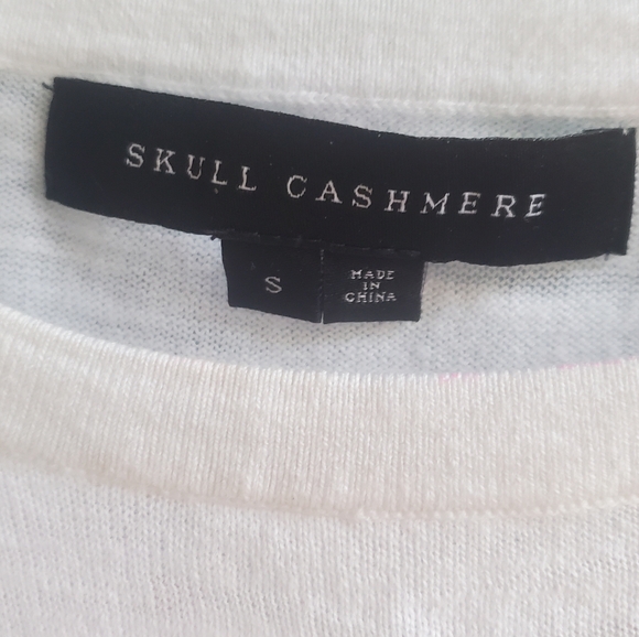 Skull Cashmere Pink Skull Sweater - Picture 5 of 5